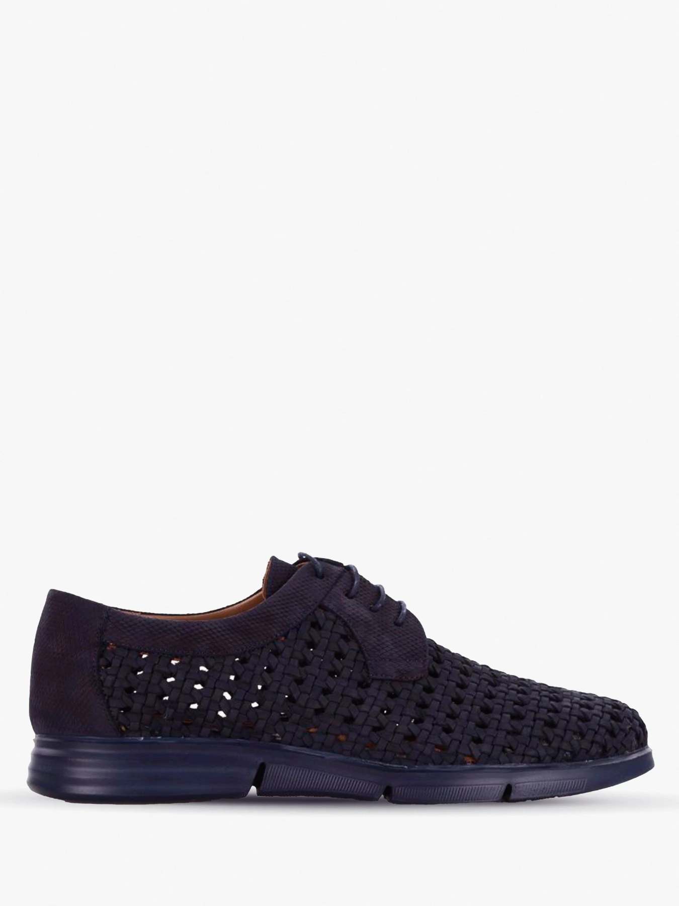 Туфли и лоферы MOLYER модель 10317A001-NAVY NUBUCK Фото