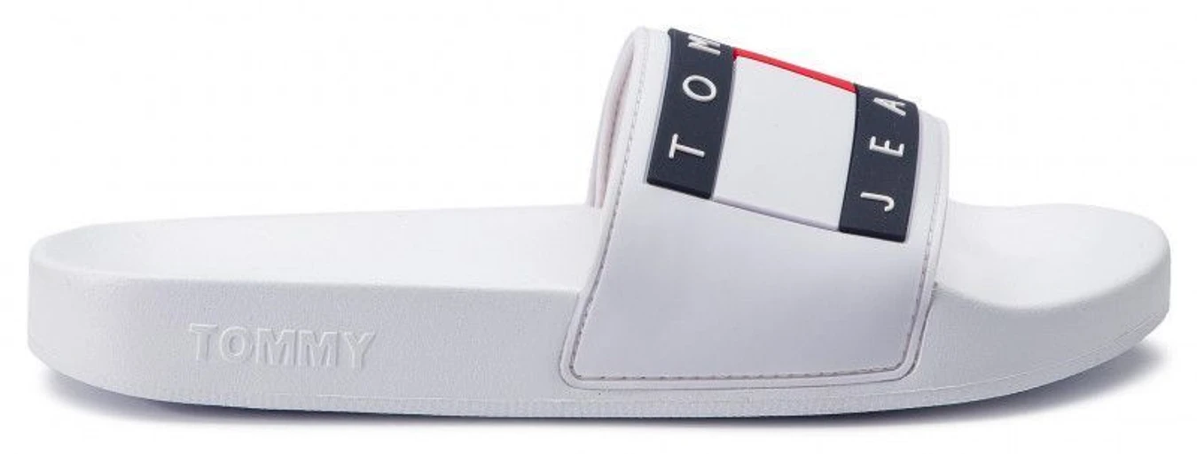 Шлёпанцы Tommy Hilfiger модель EN0EN00474-100 Шлёпанцы Tommy Hilfiger модель EN0EN00474-100 Фото