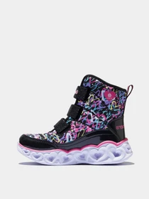 Черевики та чоботи Skechers S Lights: Heart Lights - Scribble Hearts модель 20288L BKHP Фото