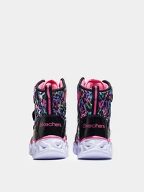 Черевики та чоботи Skechers S Lights: Heart Lights - Scribble Hearts модель 20288L BKHP Фото