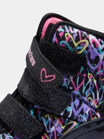 Черевики та чоботи Skechers S Lights: Heart Lights - Scribble Hearts модель 20288L BKHP Фото