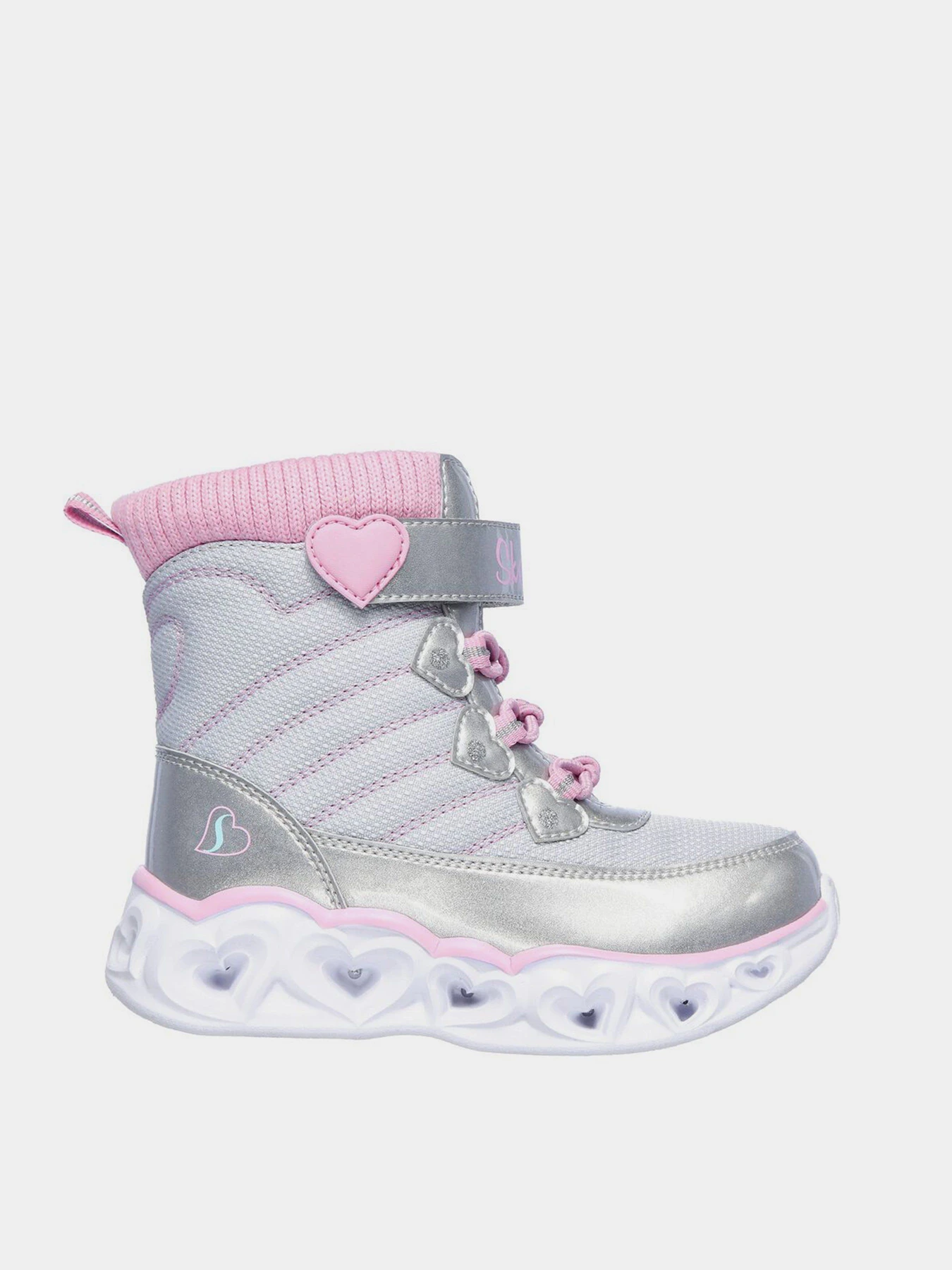 Ботинки и сапоги Skechers S Lights: Heart Lights модель 20287N GYPK Фото