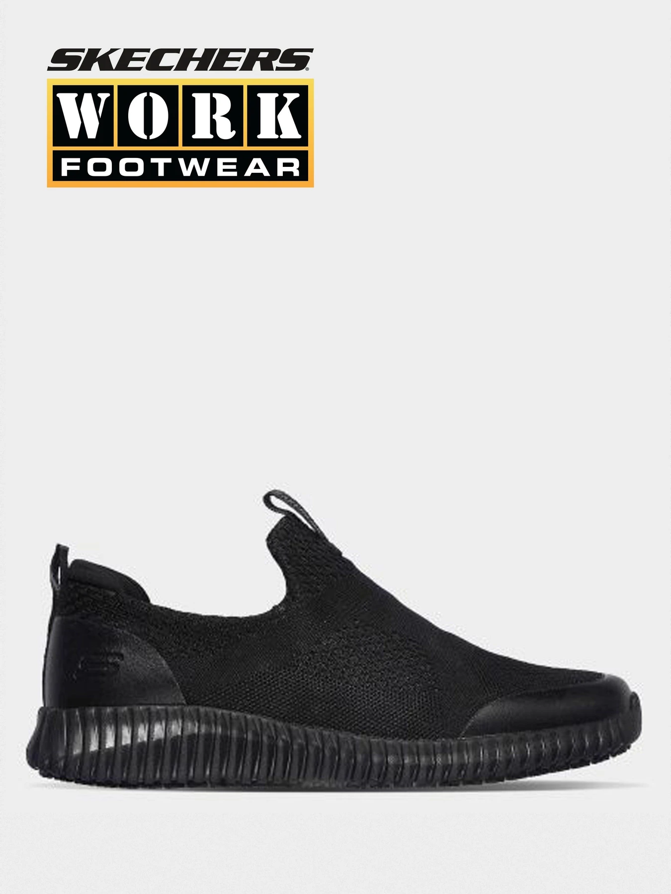 Слипоны и мокасины Skechers Work Relaxed Fit: Cessnock - Colleton SR модель 77501 BLK Фото