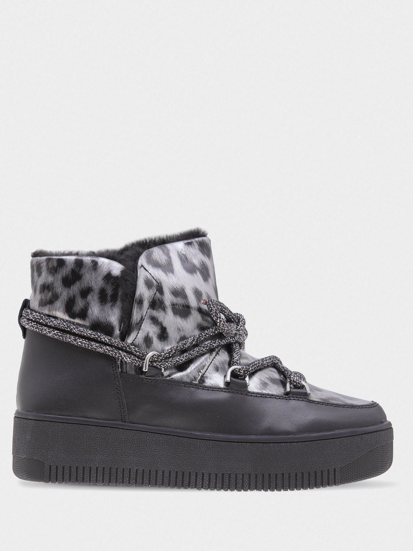 Черевики та чоботи INUOVO модель 228001 BLACK LEOPARD Фото