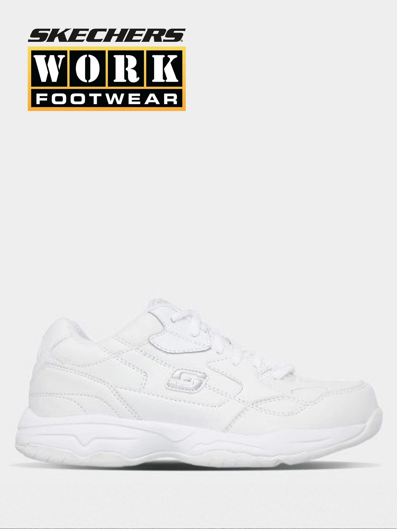 Кросівки Skechers Work Relaxed Fit: Felton - Albie SR модель 76555 WHT Фото
