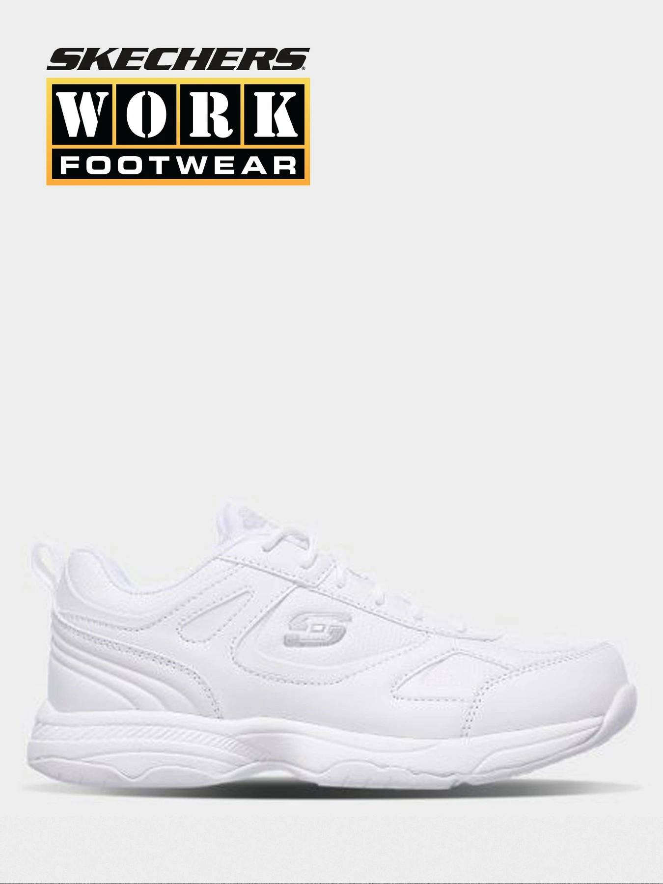 Кросівки Skechers Work Relaxed Fit: Dighton - Bricelyn SR модель 77200W WHT Фото