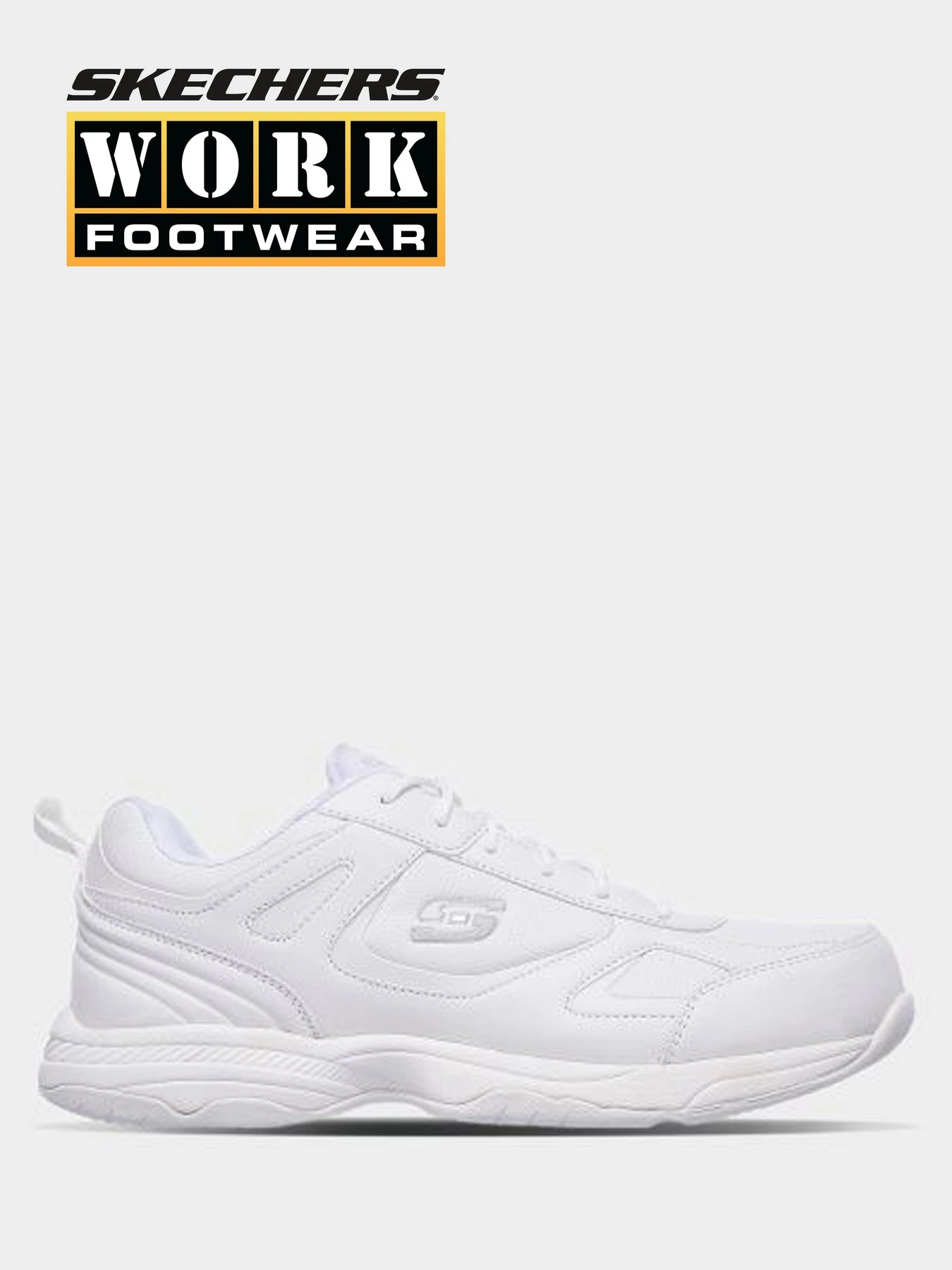 Кроссовки Skechers Work Relaxed Fit: Dighton SR модель 77111 WHT Фото