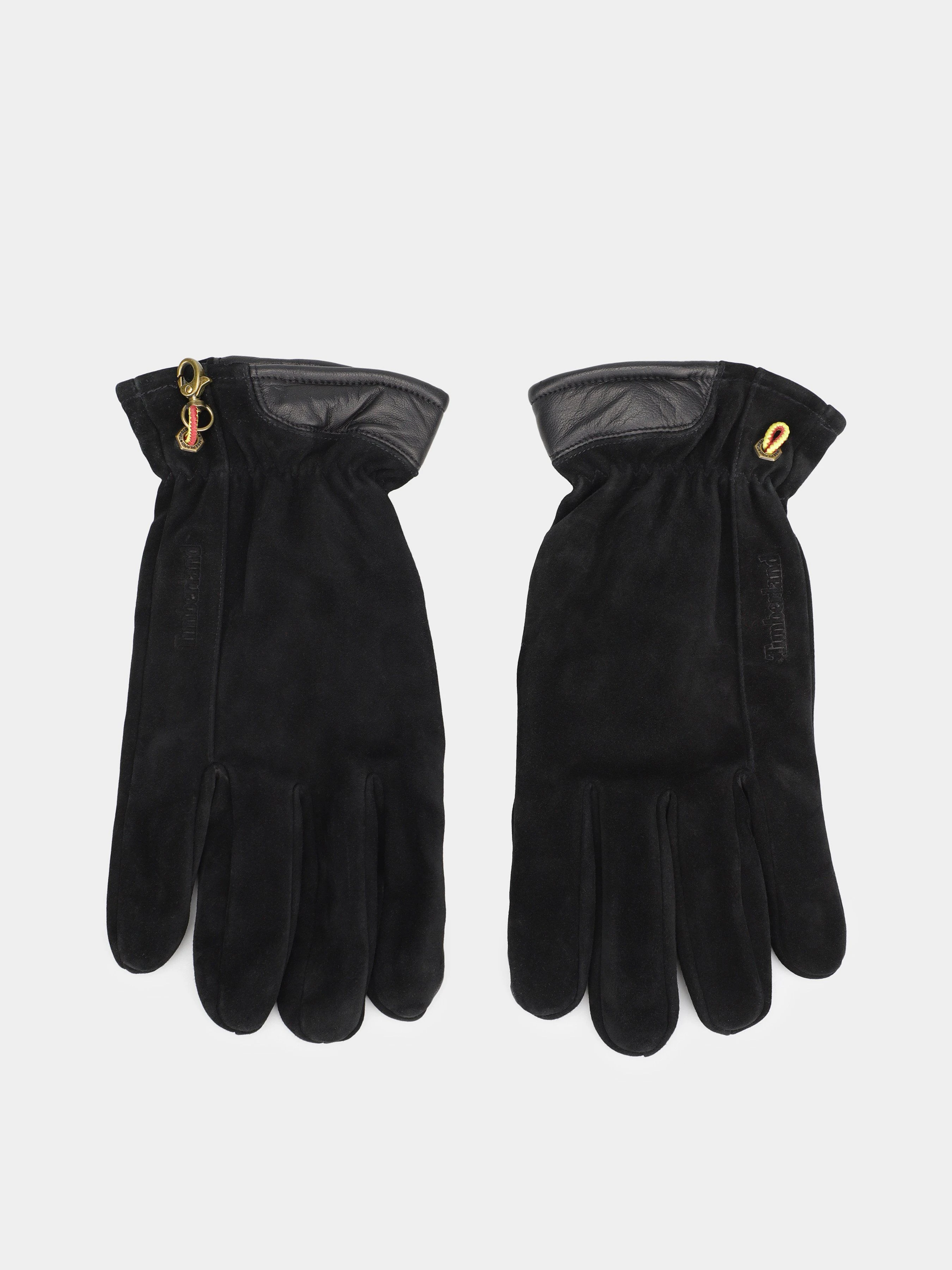 Timberland Winter Hill Leather Перчатки (TJ2648) Мужское цвет - Чёрный материал - Нубук