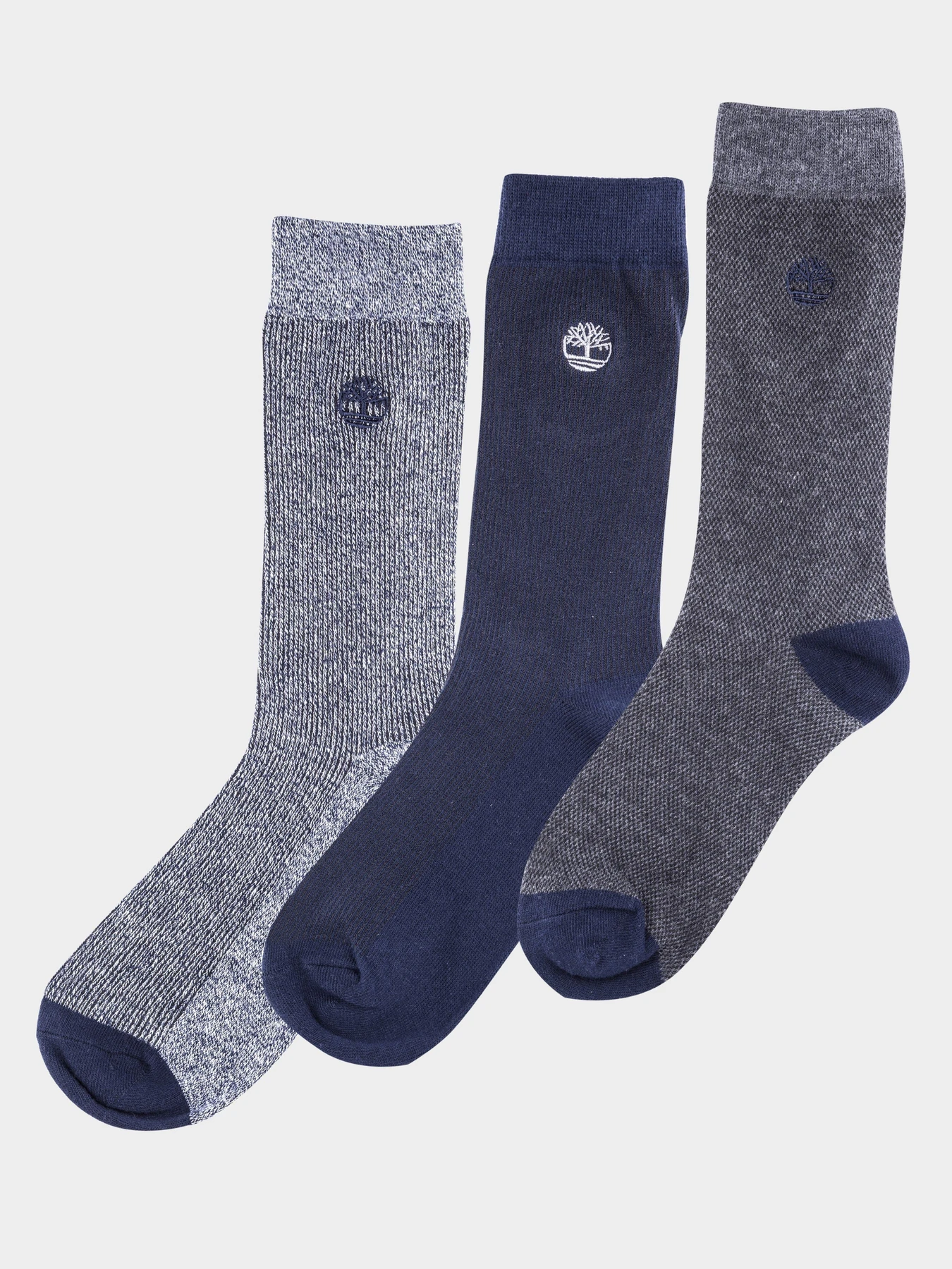 Шкарпетки та гольфи Timberland Three Pair Pack Piqué Crew модель TB0A1EQK451 Фото