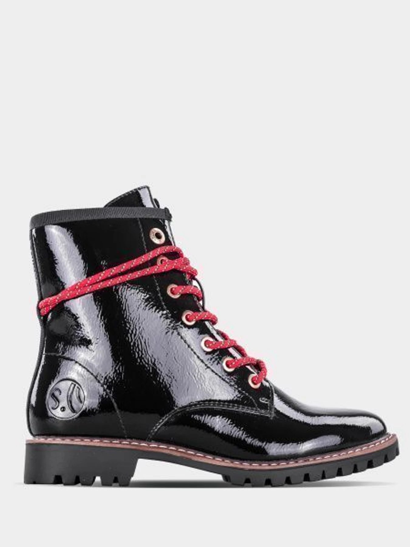 Черевики та чоботи S.Oliver модель 25219-23-018 BLACK PATENT Фото