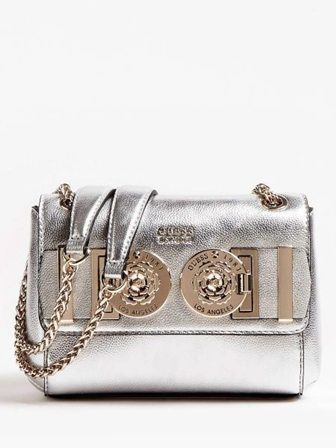 Сумки GUESS модель HWMG74-12780-SIL Фото