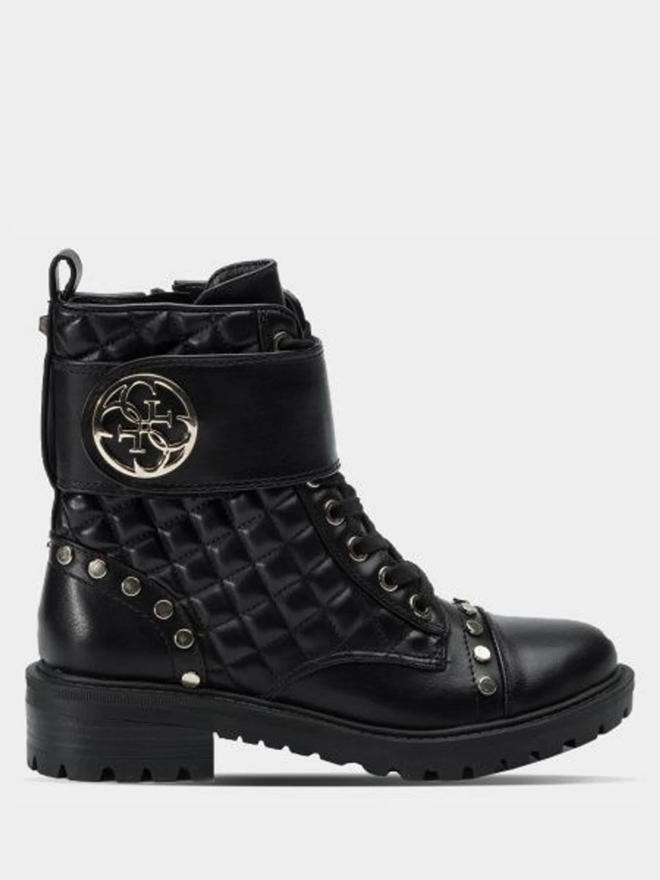 Ботинки и сапоги GUESS Heathiry модель FL7HEA-LEA10-BLKBL Фото