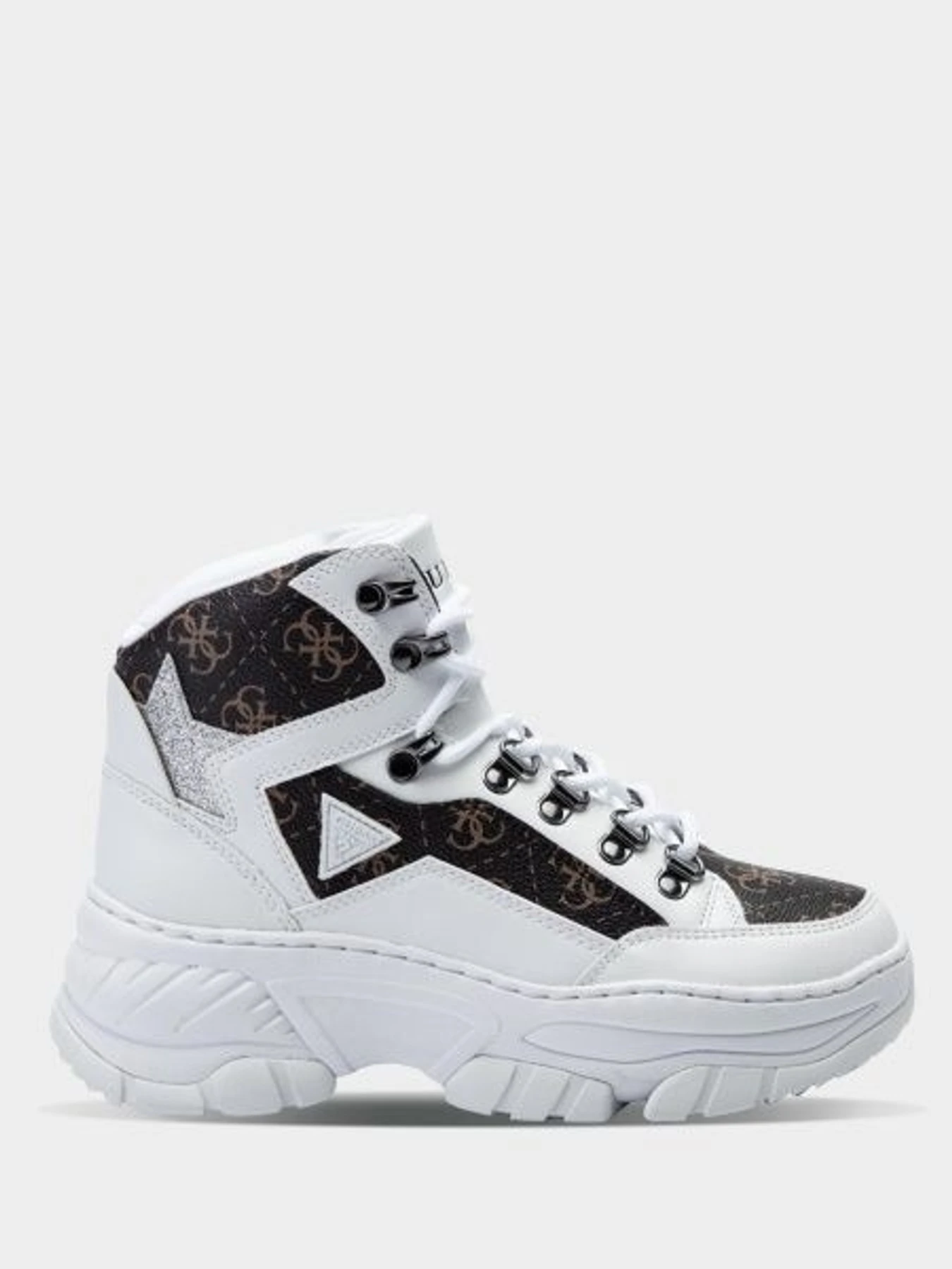 Кросівки GUESS модель FL7BAH-FAL12-BRWHI Фото