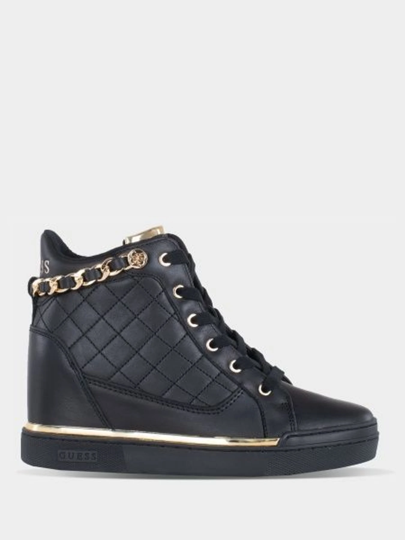 Ботинки и сапоги GUESS модель FL7FRA-ELE12-BLKGO Фото
