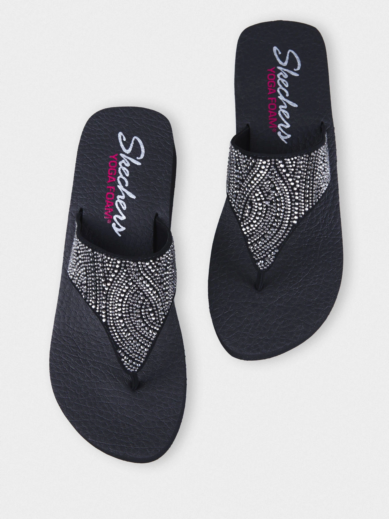 Шльопанці Skechers Cali Vinyasa - Stone Candy модель 31614 BLK Фото