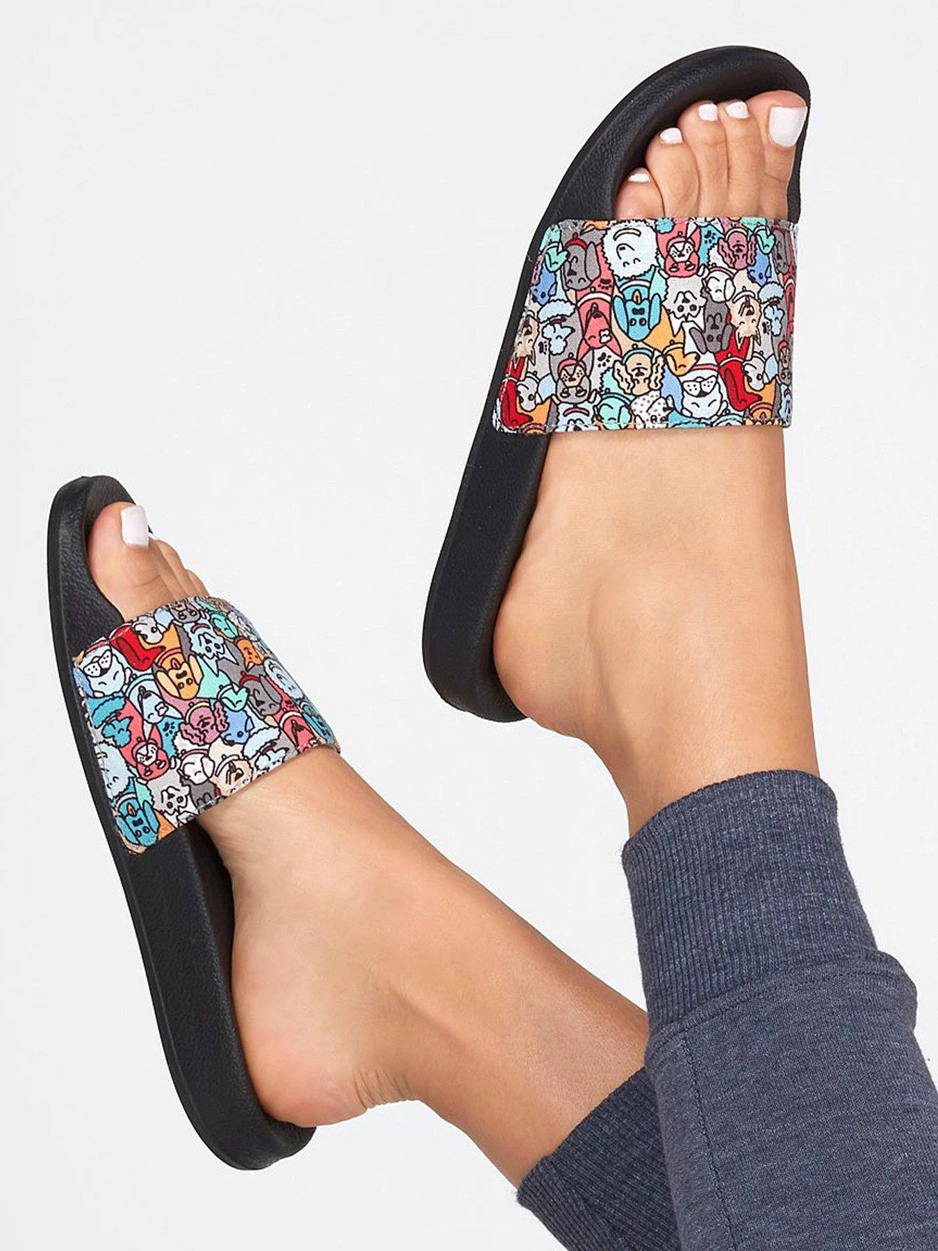 Шлёпанцы Skechers BOBS Pop-Ups - Woof About модель 31259 MLT Фото