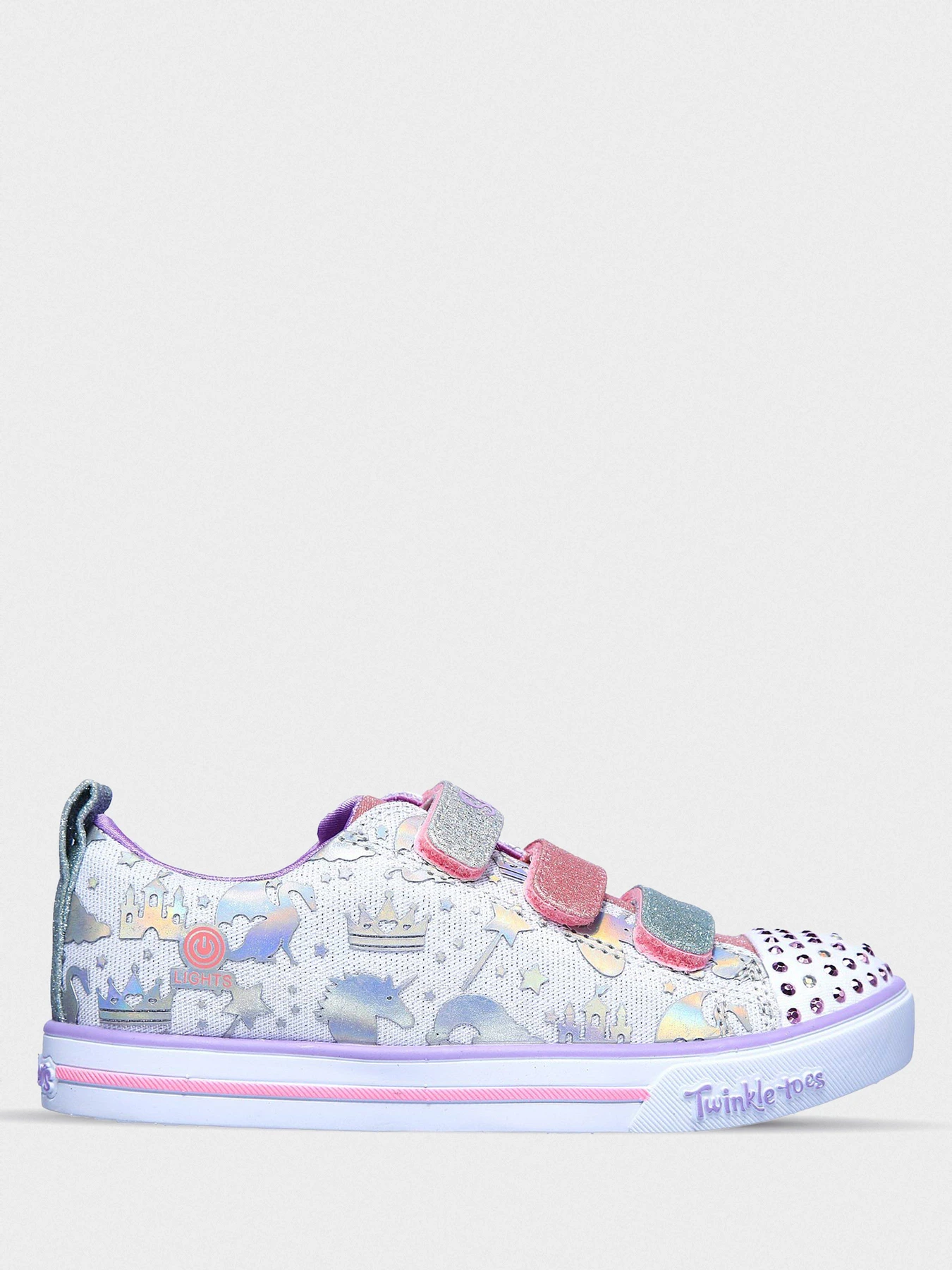 Кроссовки Skechers Twinkle Toes: Sparkle Lite - Sparkleland модель 20274L WMLT Фото