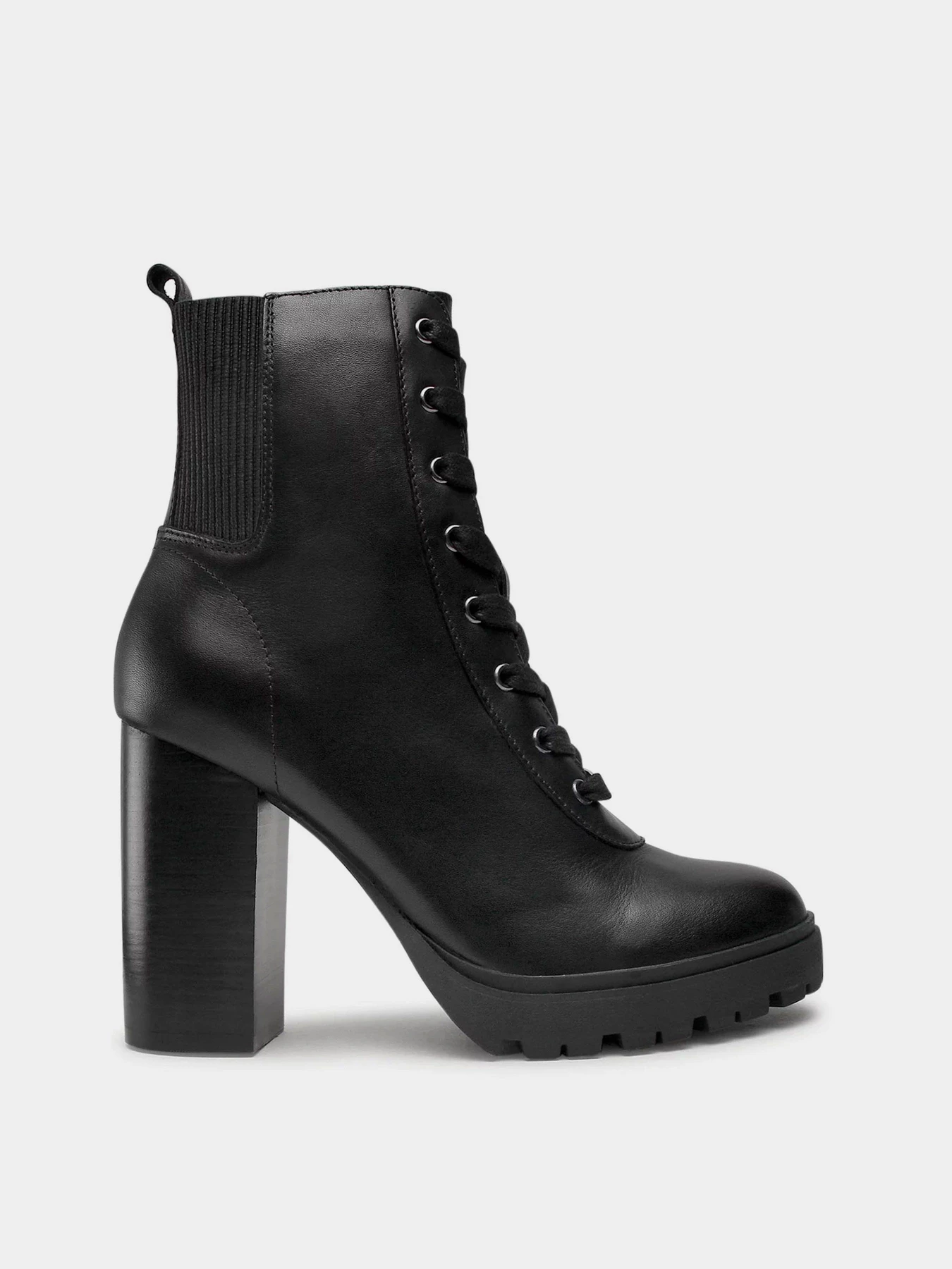 Черевики та чоботи Steve Madden модель SM11000669 BLACK LEATHER Фото