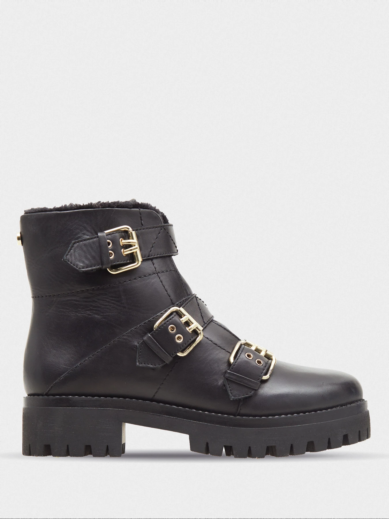 Черевики та чоботи Steve Madden модель SM11000733 BLACK LEATHER Фото