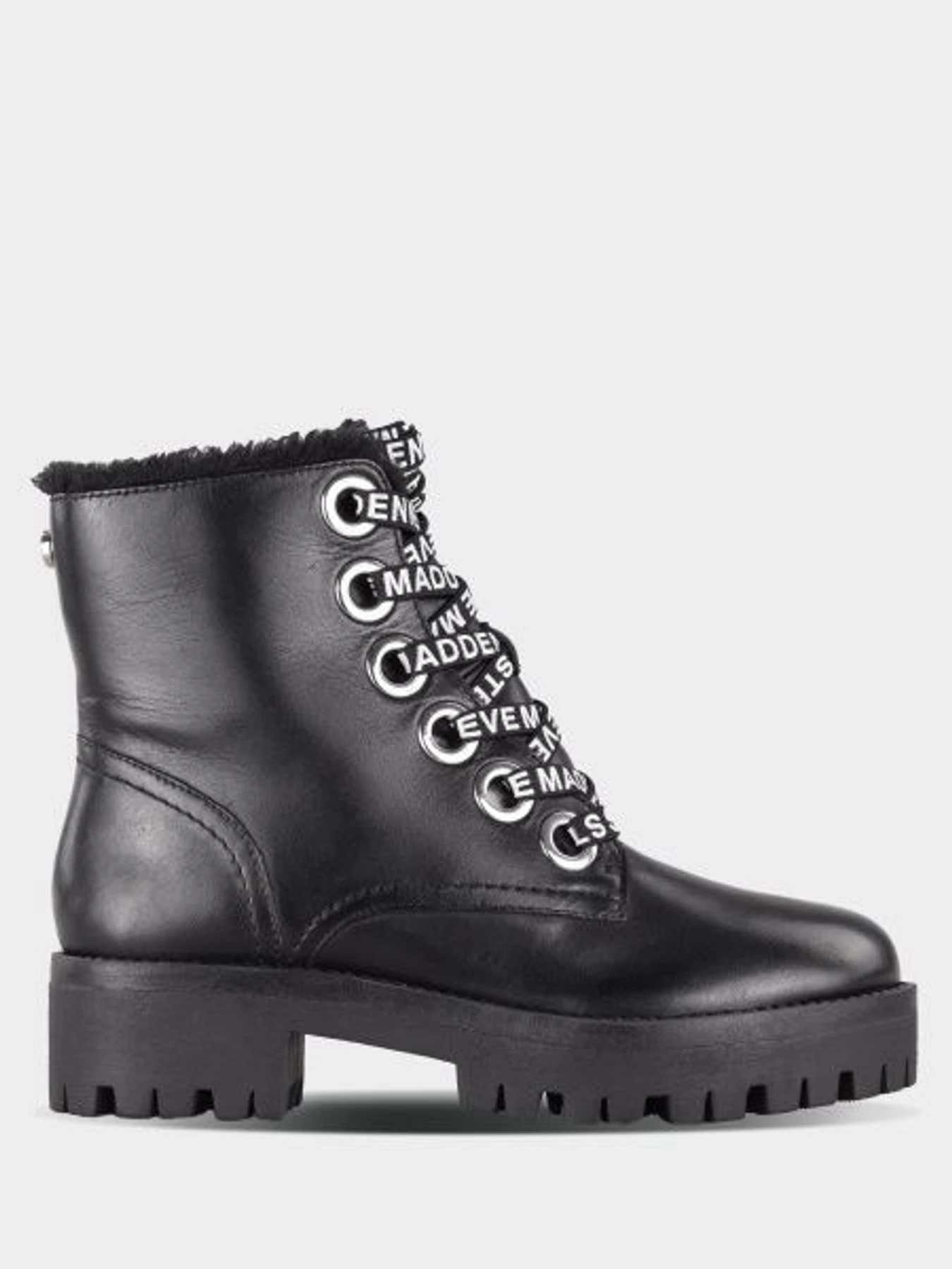 Черевики та чоботи Steve Madden модель SM11000720 BLACK LEATHER Фото