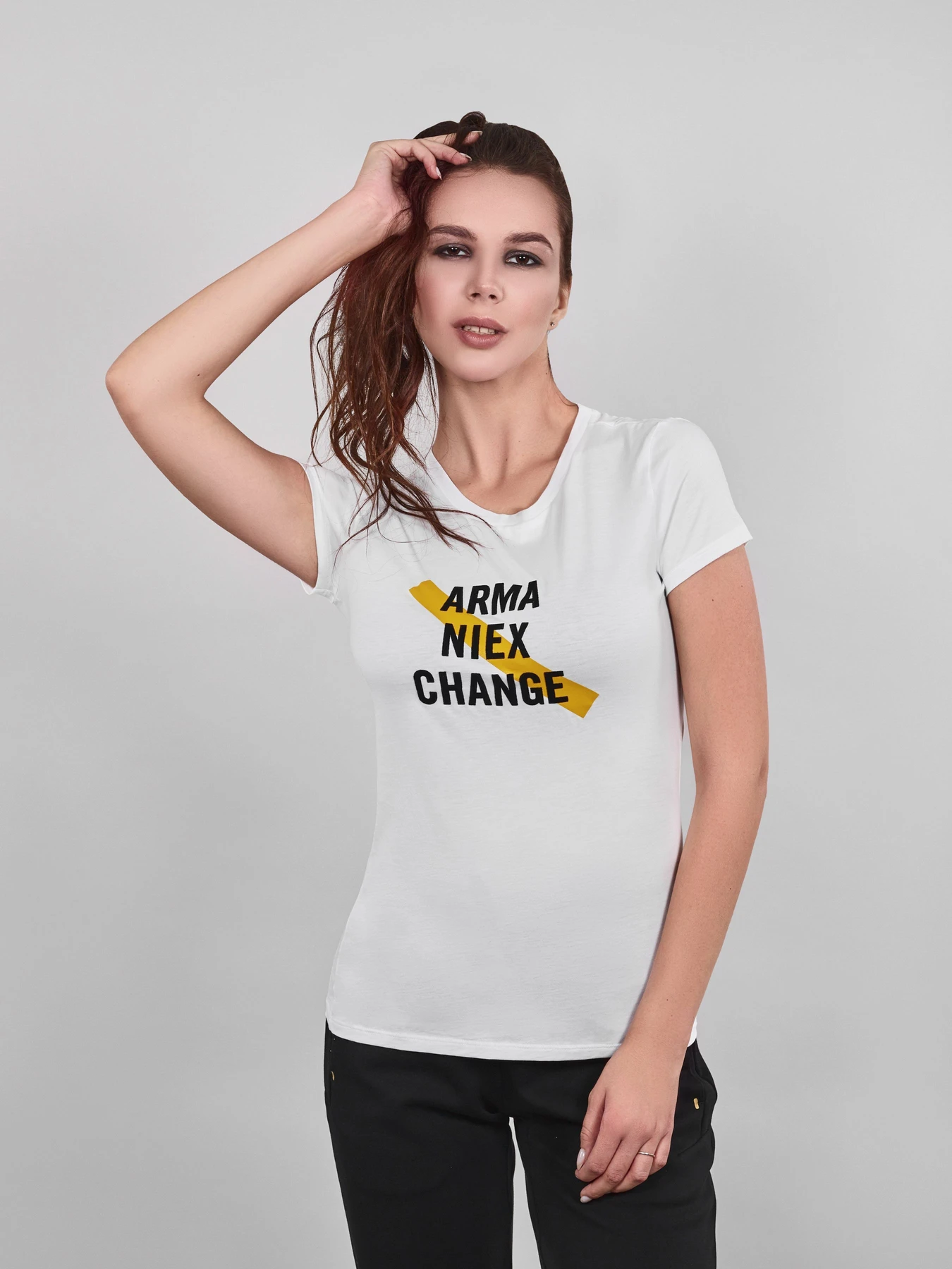 Футболки і поло Armani Exchange модель 6GYTFB-YJ16Z-1000 Футболки і поло Armani Exchange модель 6GYTFB-YJ16Z-1000 Фото