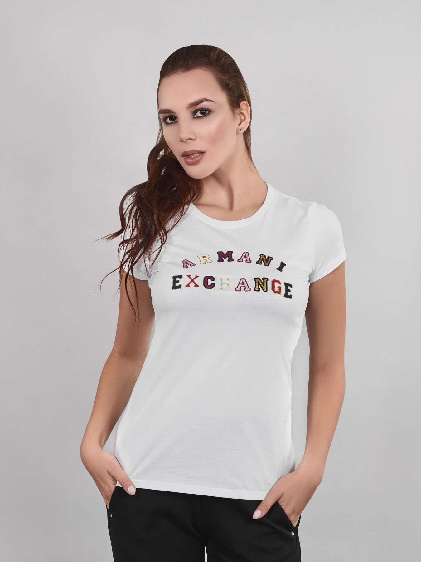 Футболки і поло Armani Exchange модель 6GYTFG-YJ16Z-1000 Фото