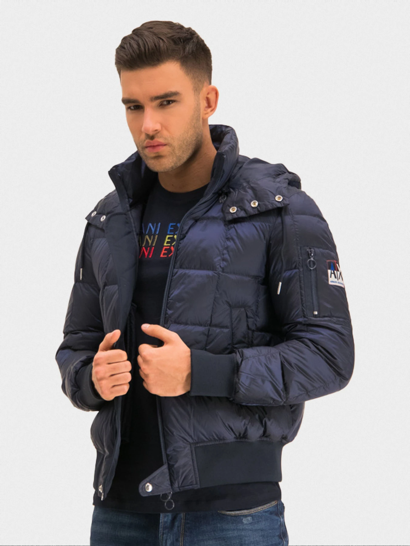 Куртки та дублянки Armani Exchange модель 6GZBG5-ZNDJZ-1583 Фото