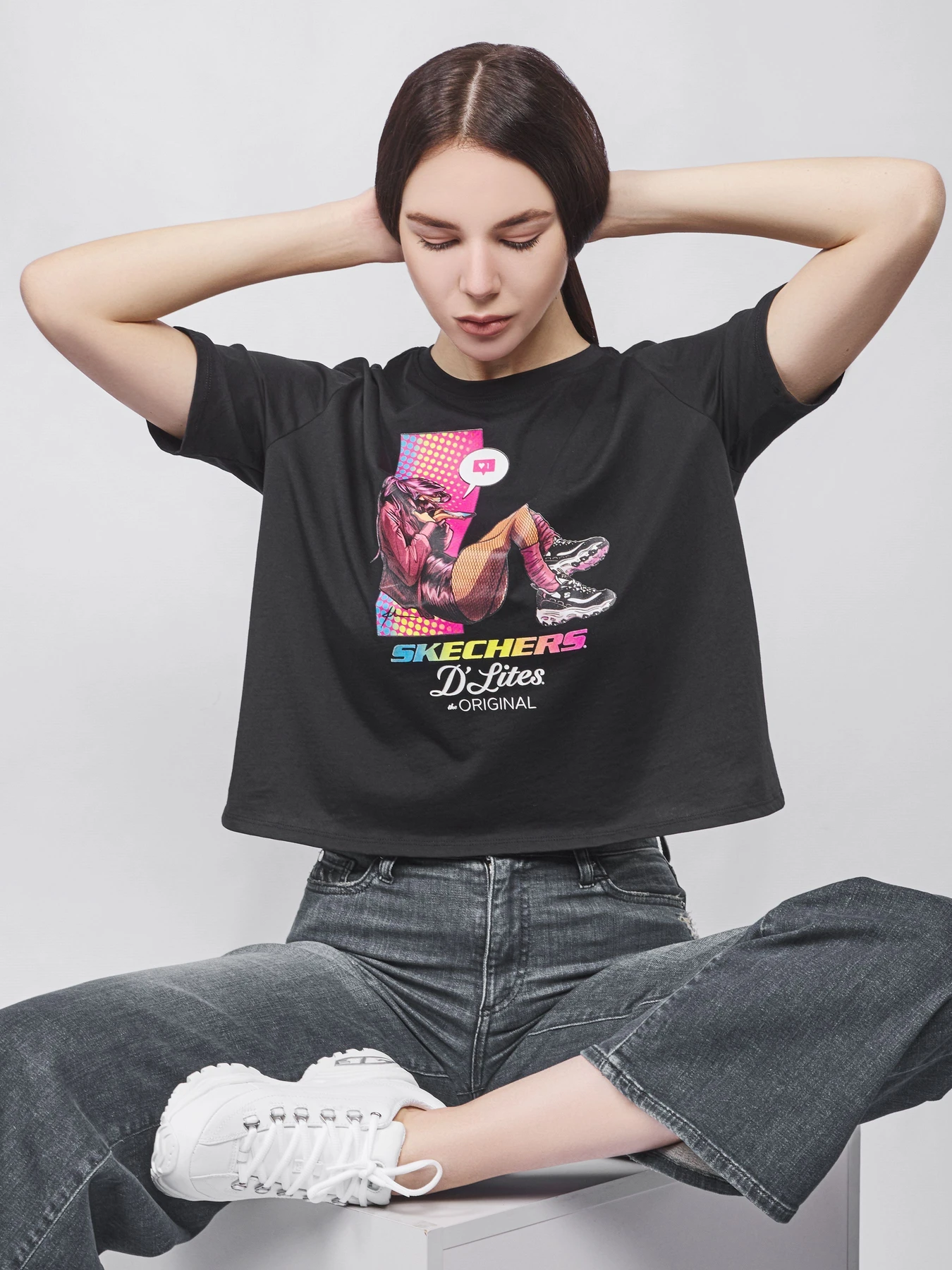 Футболки і поло Skechers D'Lites Cell Girl модель W1TS174 BLK Фото