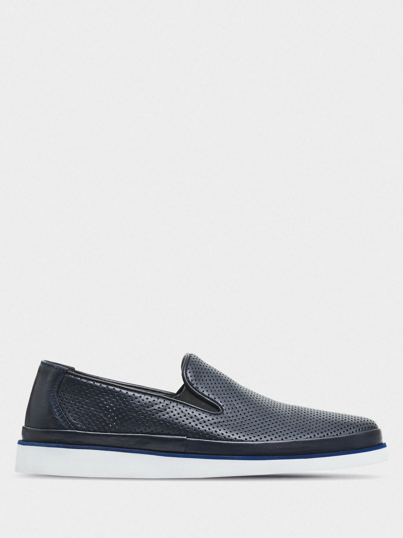 Слипоны и мокасины GRAF shoes модель SYM-AT-03 NAVY NAPA Фото