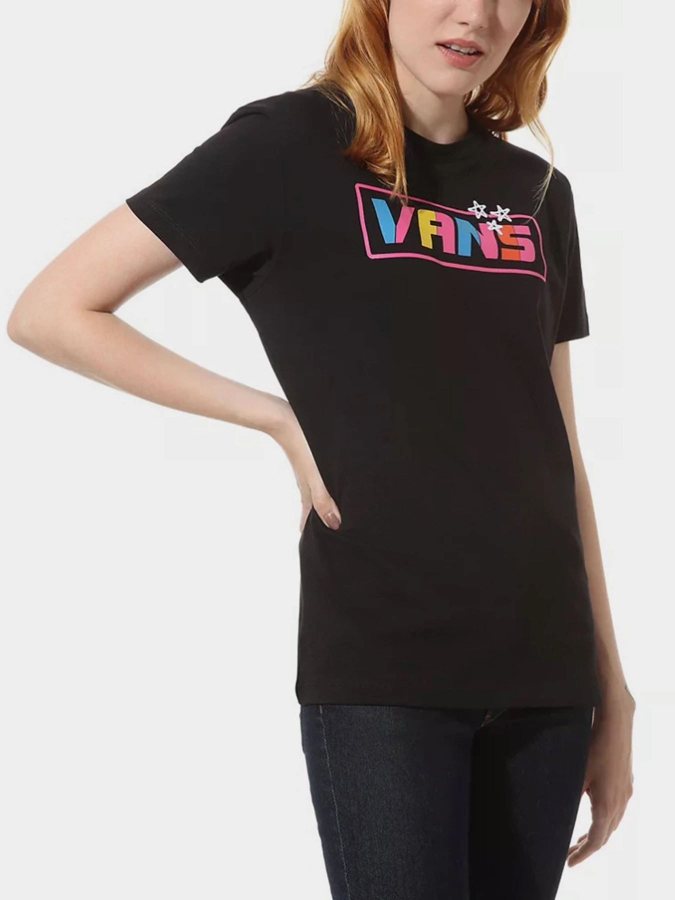 Футболки и поло Vans THREAD IT BF TEE модель VN0A4MVFBLK1 Фото