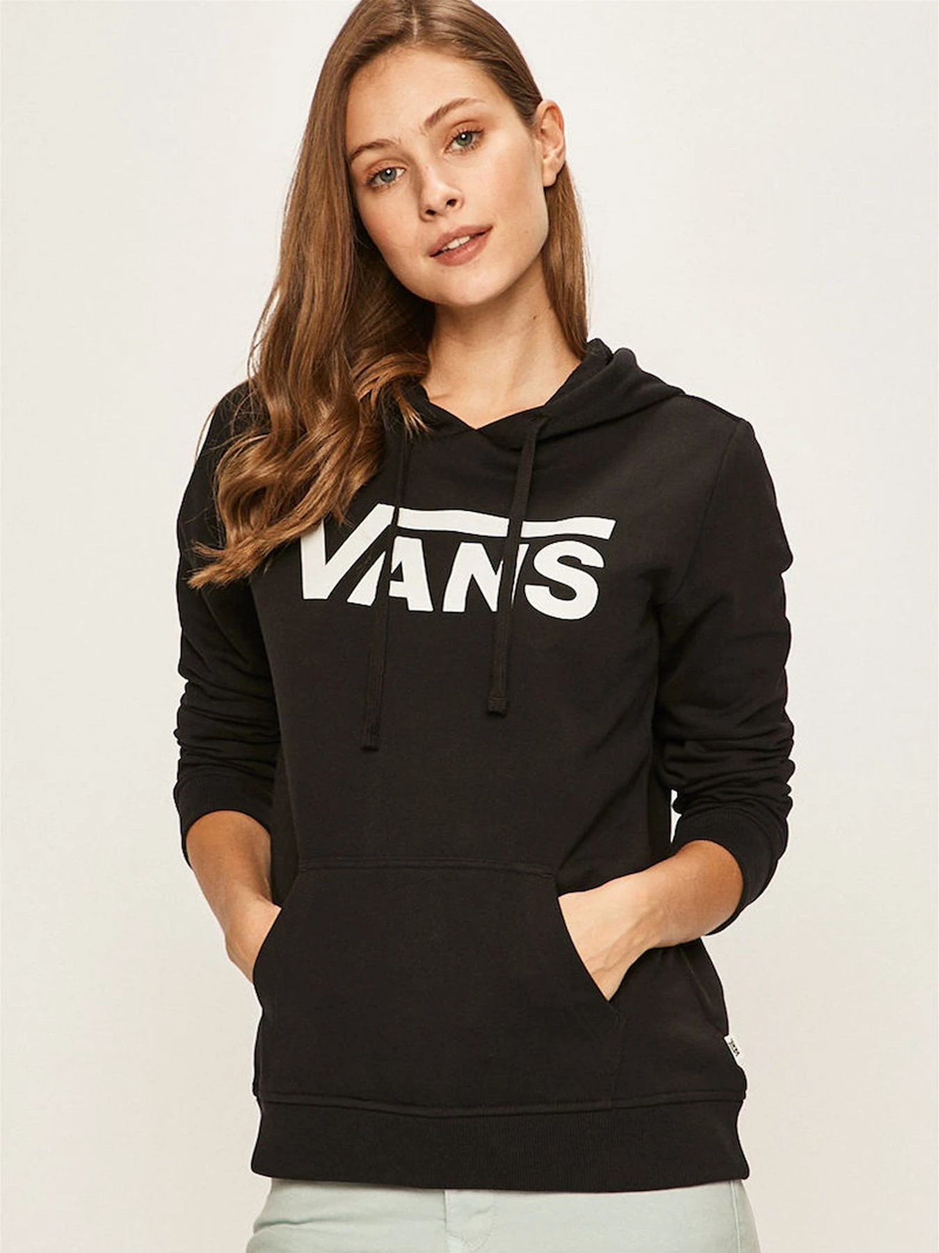 Худі та світшоти Vans CLASSIC V FT HOODIE модель VN0A4DRDBLK Фото