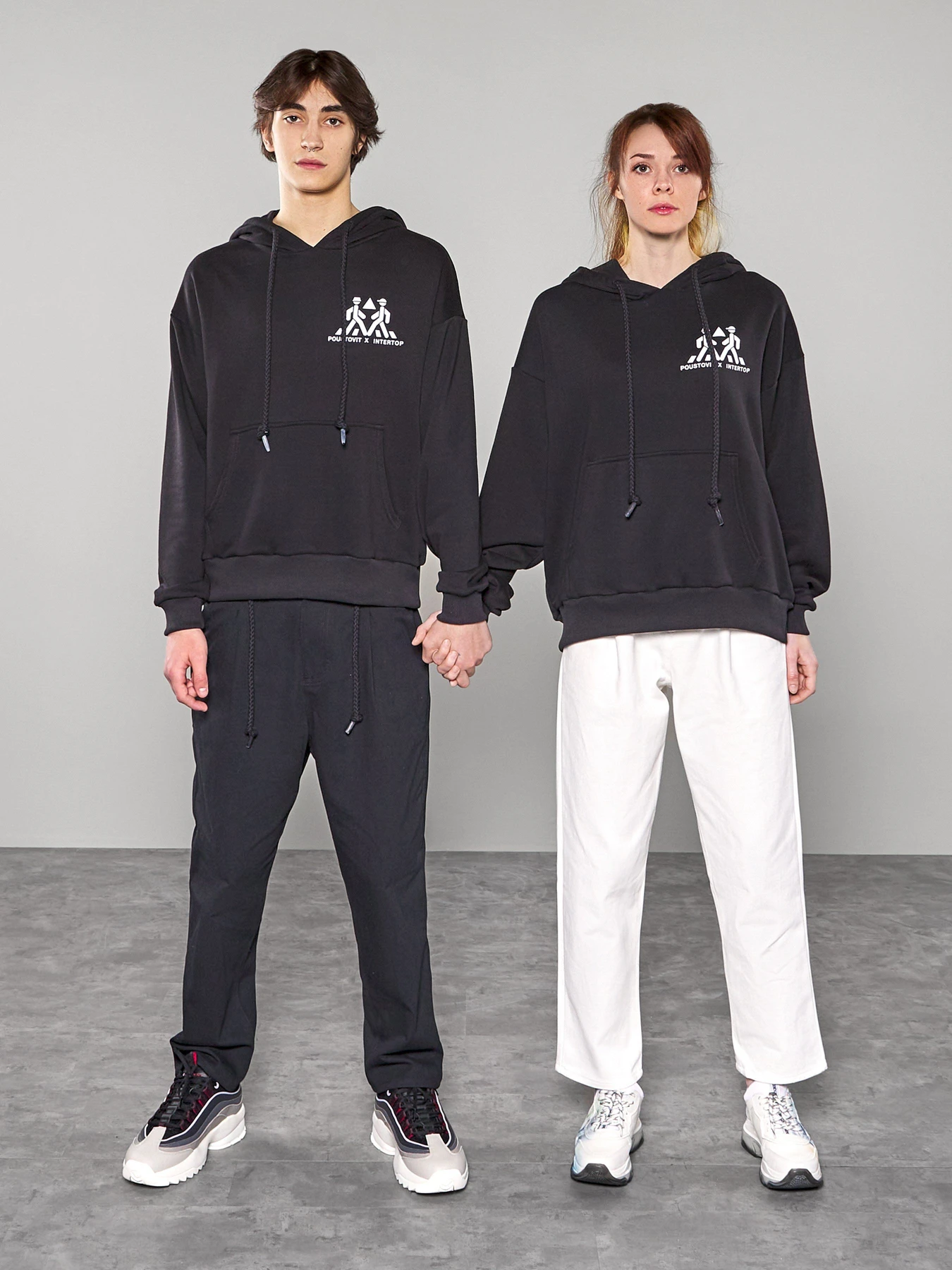 Худи и свитшоты POUSTOVIT X INTERTOP модель ITOPPOUS(худиУЧ)05 Фото