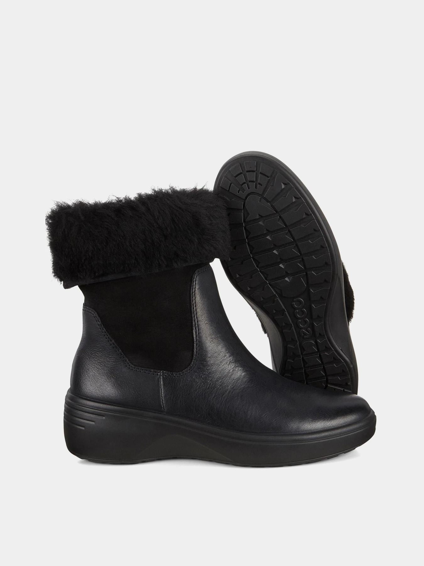Ботинки и сапоги ECCO Soft 7 Wedge Tred модель 42081351052 Ботинки и сапоги ECCO Soft 7 Wedge Tred модель 42081351052 Фото