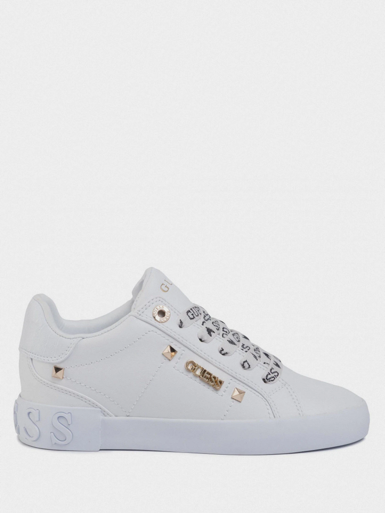Кеди GUESS модель FL5PUX-LEA12-WHITE Фото
