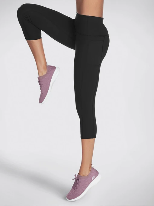 Штани Skechers GOWALK HW MIDCALF LEGGING II модель W03CP9B BLK Фото
