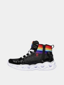 Черевики та чоботи Skechers S Lights: Heart Lights - Rainbow Diva модель 20272L BKMT Фото