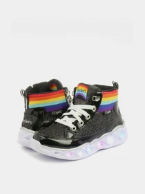 Черевики та чоботи Skechers S Lights: Heart Lights - Rainbow Diva модель 20272L BKMT Фото