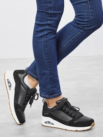 Кросівки Skechers Street Uno - Solid Air модель 155132 BLK Фото