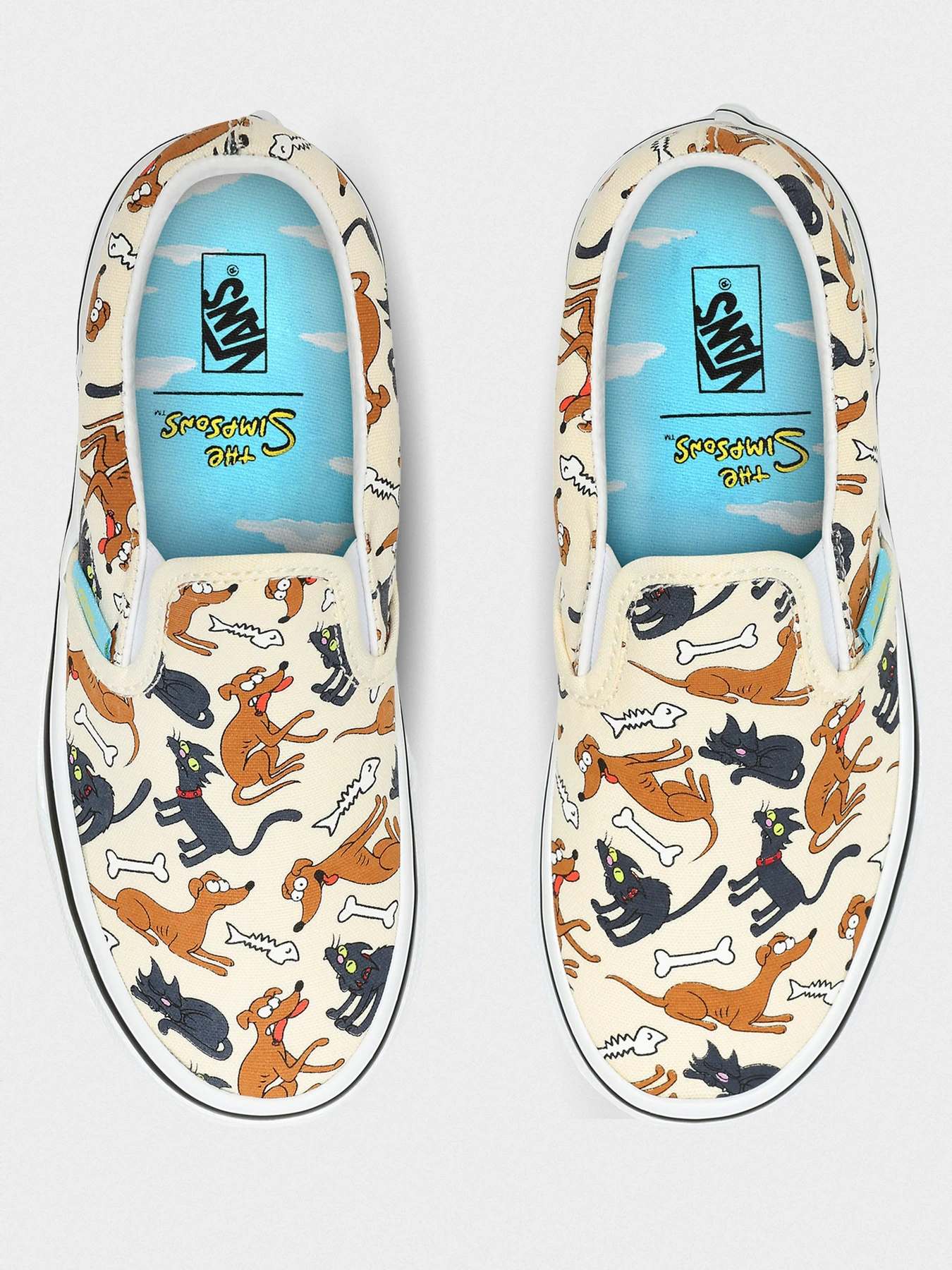 Кеди Vans THE SIMPSONS X VANS FAMILY PETS CLASSIC SLIP-ON модель VN0A4BUT0JE1 Фото