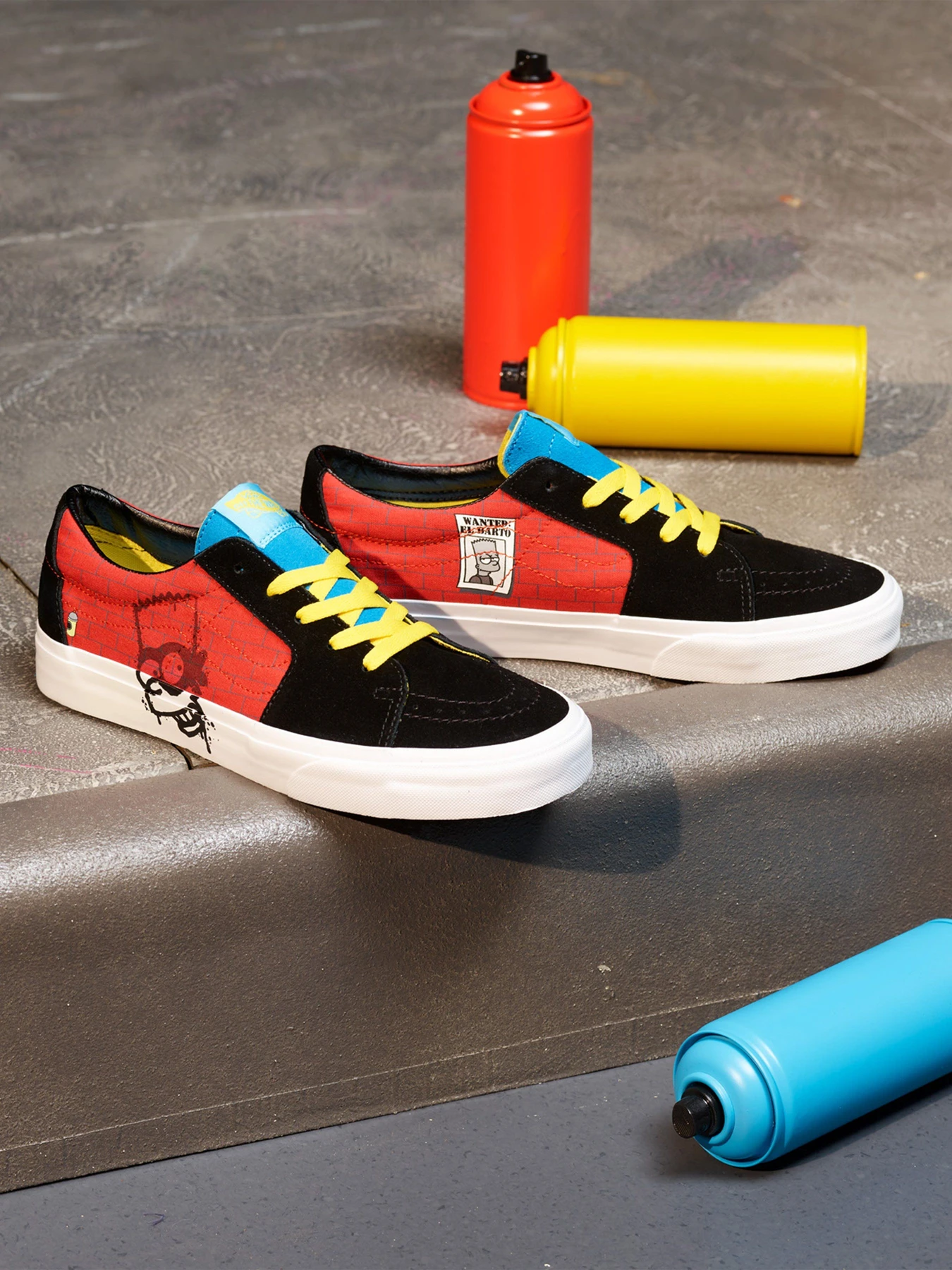 Кеди Vans The Simpsons x Vans El Barto Old Skool модель VN0A4BUU17A1 Фото