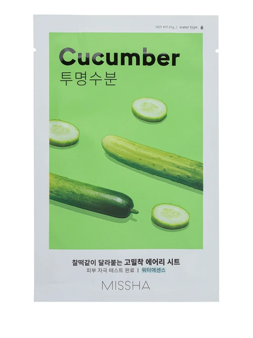 AIRY FIT SHEET MASK CUCUMBER Missha модель 8809581454712 Фото