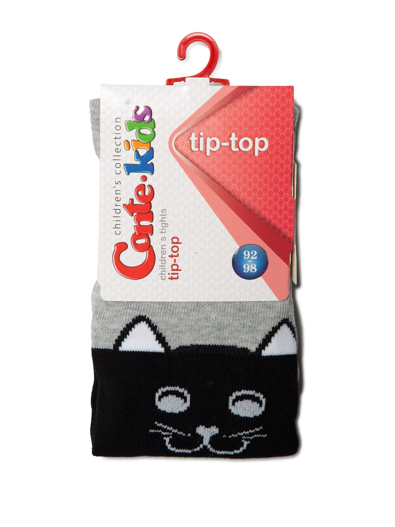 Колготи Conte Kids модель 4С-04 СП 466 чорний-сірий Фото