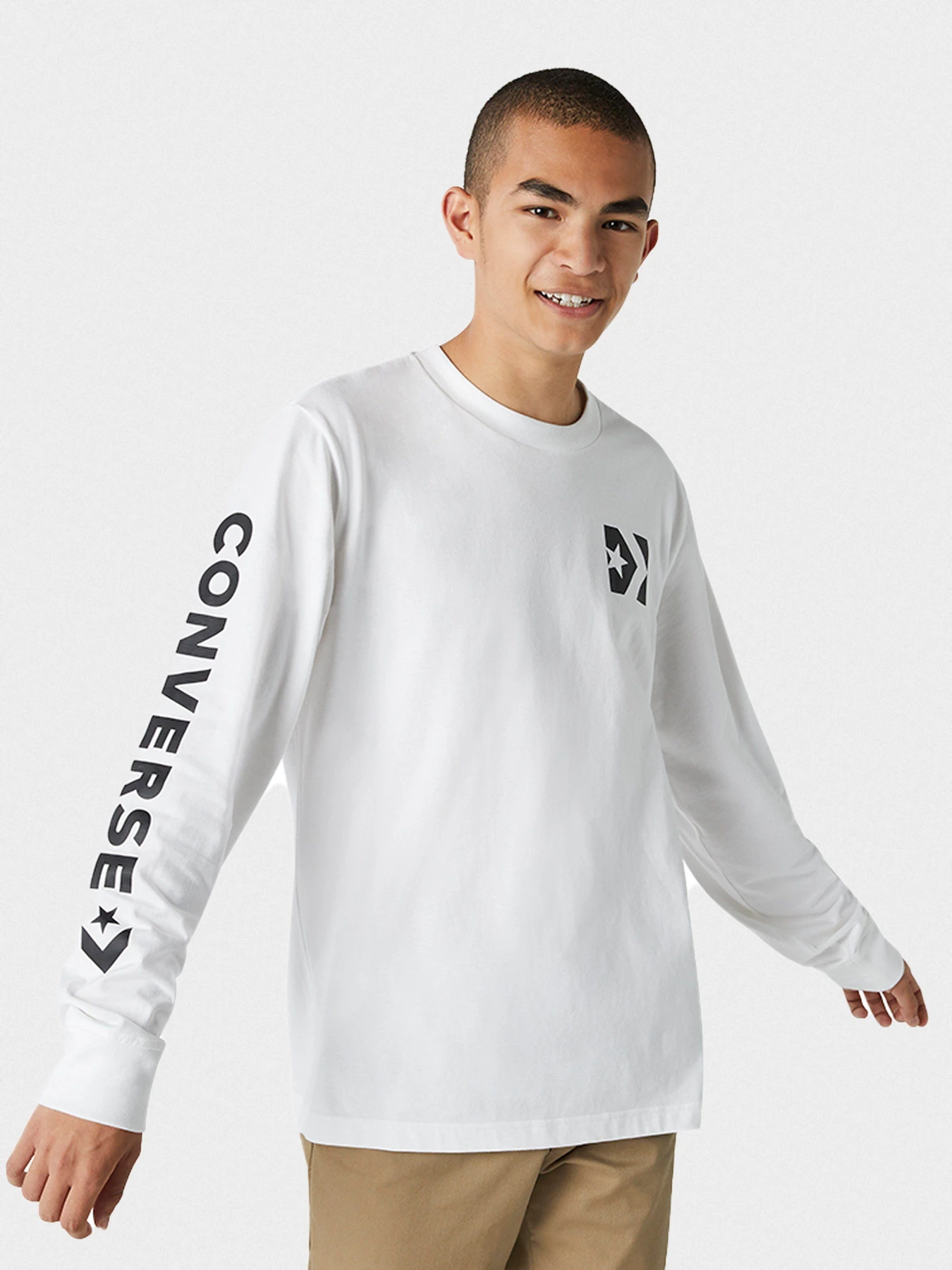 Футболки і поло CONVERSE Wordmark модель 10017451-102 Фото