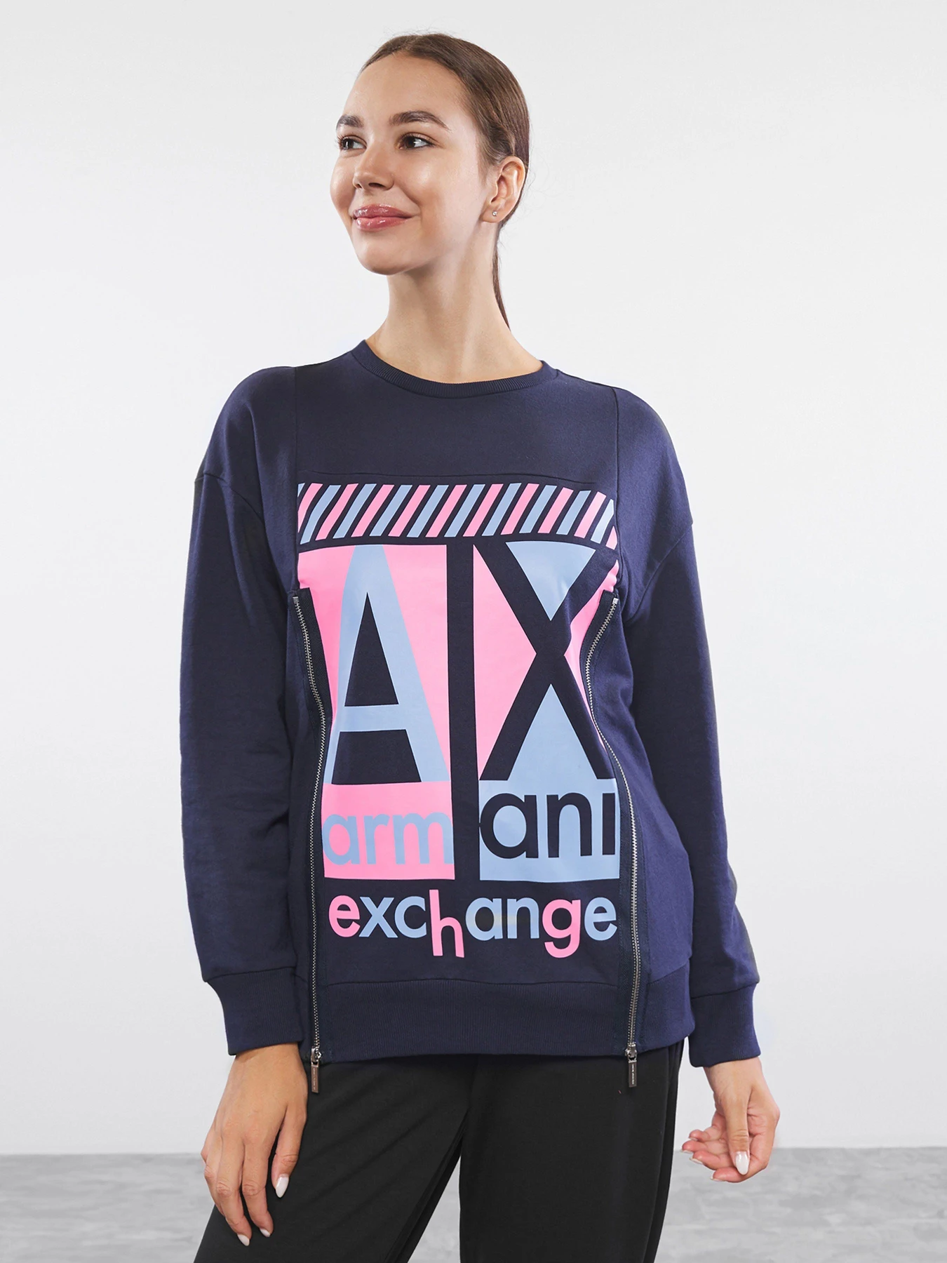 Худи и свитшоты Armani Exchange модель 3HYM79-YJ98Z-1593 Фото