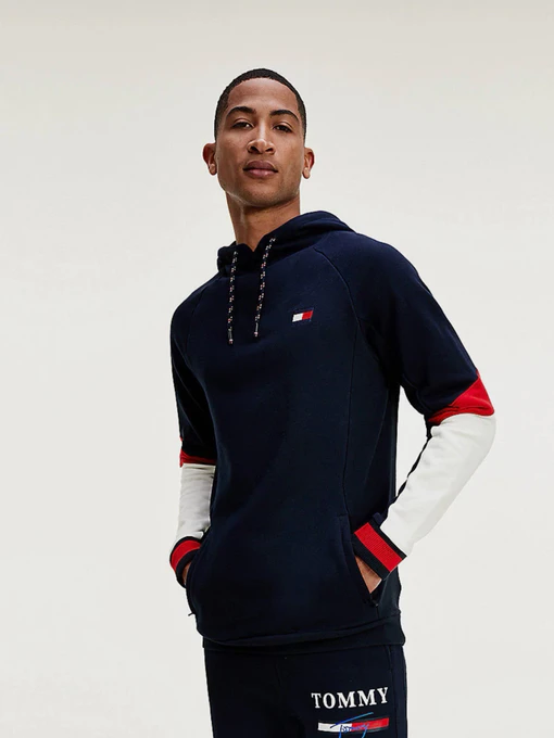 Худи и свитшоты Tommy Hilfiger BLOCKED FLEECE HOODIE модель S20S200548-DW5 Фото
