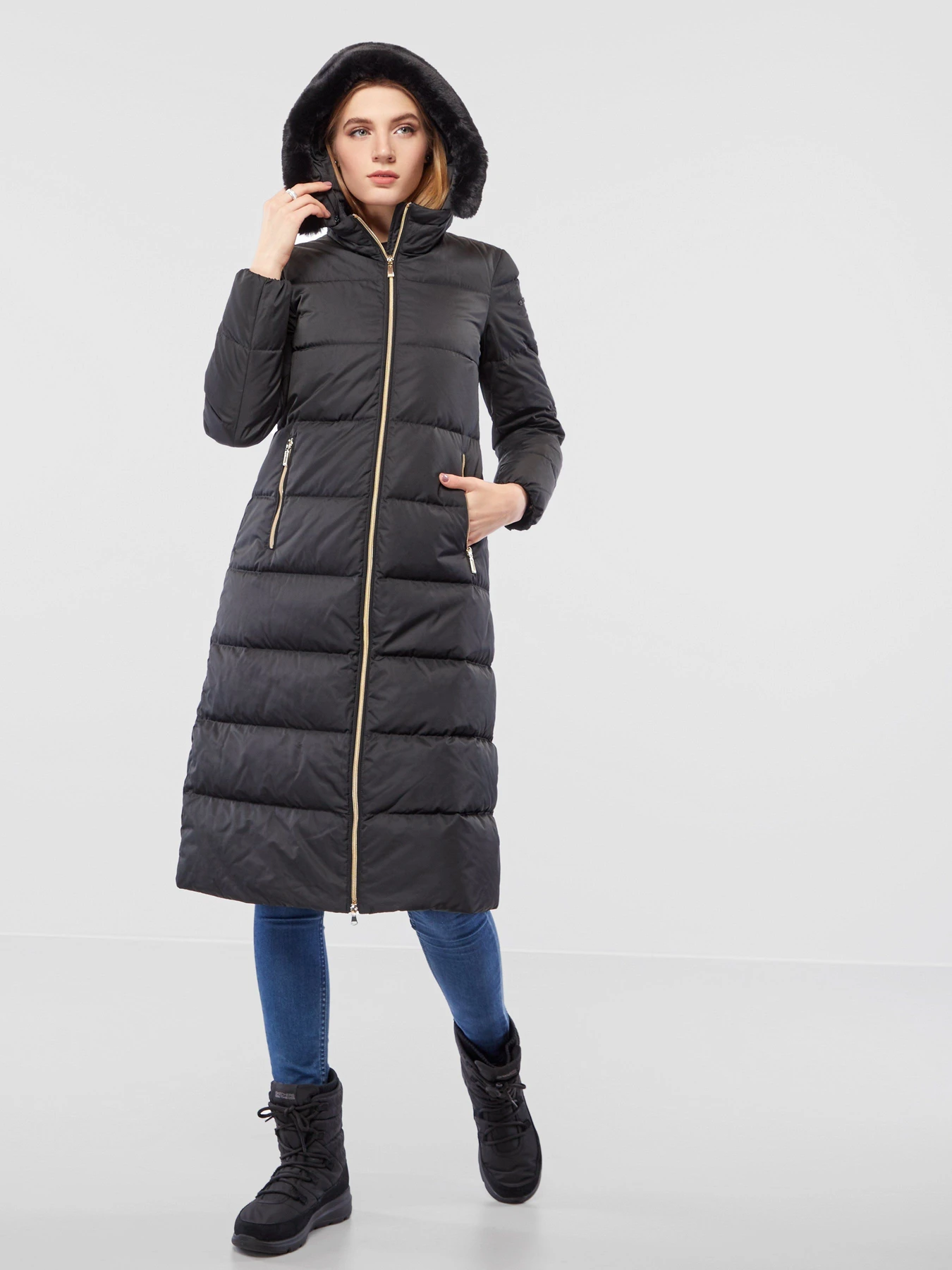Куртки и дубленки Geox Tabelya модель W0425W-T2600-F9000 Фото