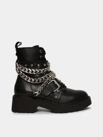 Ботинки и сапоги Steve Madden модель SM11001194 BLACK LEATHER Фото