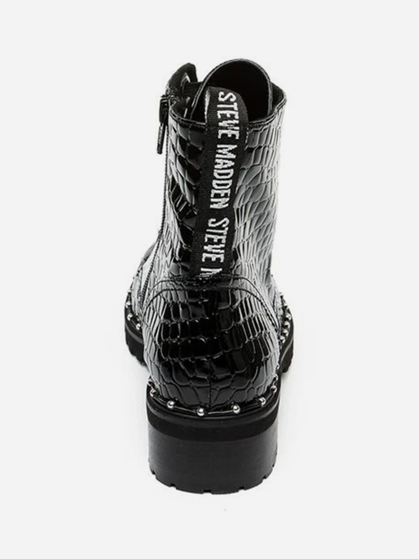 Ботинки и сапоги Steve Madden модель SM11000710 BLACK CROCO Ботинки и сапоги Steve Madden модель SM11000710 BLACK CROCO Фото