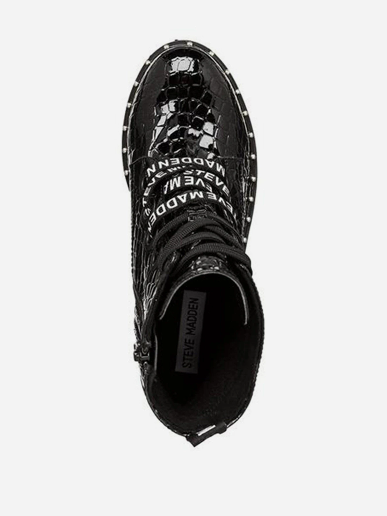 Ботинки и сапоги Steve Madden модель SM11000710 BLACK CROCO Ботинки и сапоги Steve Madden модель SM11000710 BLACK CROCO Фото
