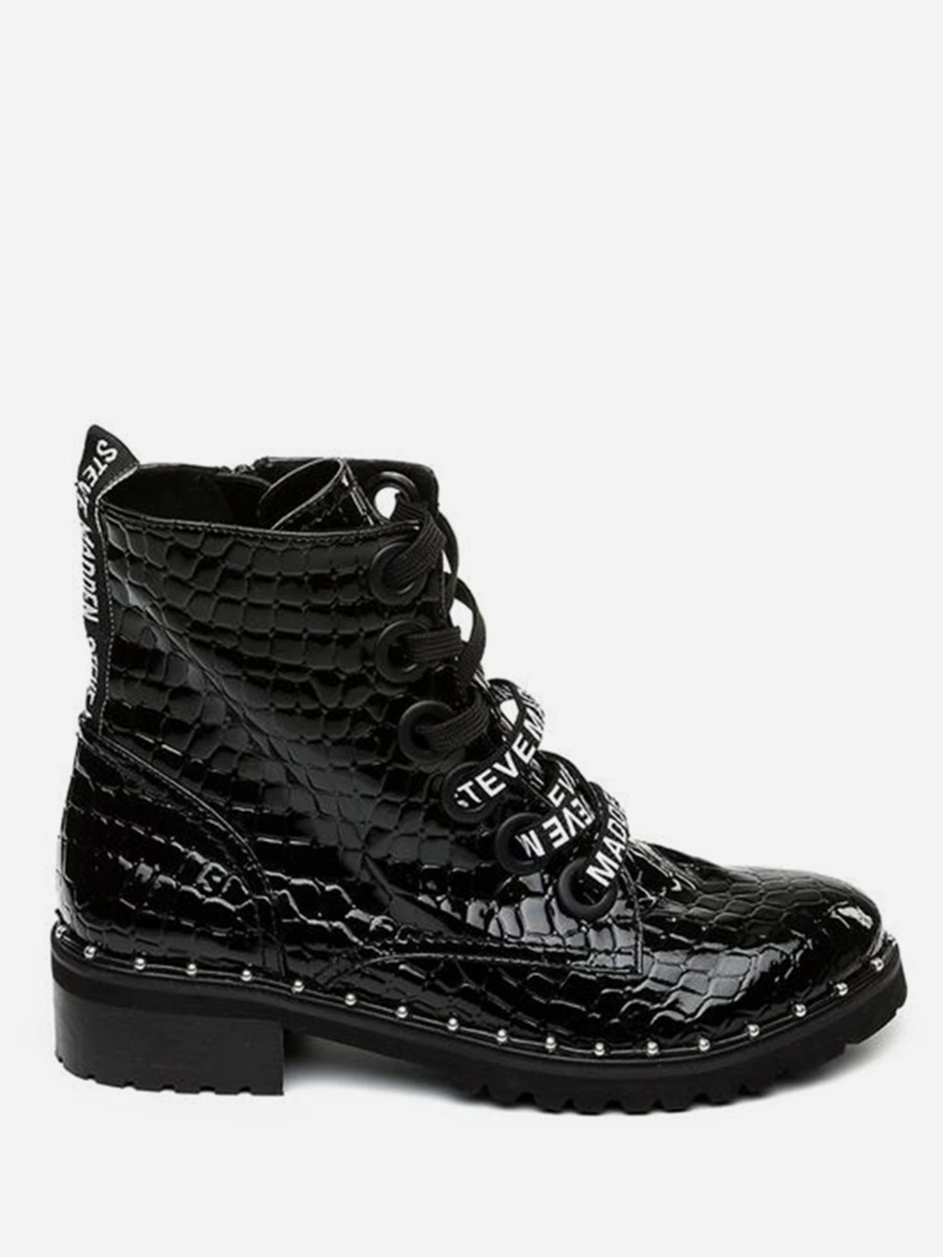 Ботинки и сапоги Steve Madden модель SM11000710 BLACK CROCO Ботинки и сапоги Steve Madden модель SM11000710 BLACK CROCO Фото